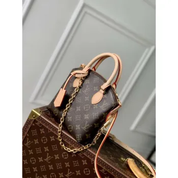 LV M12019 Louis Vuitton Lockit BB Knick Knack Taška Hnědá