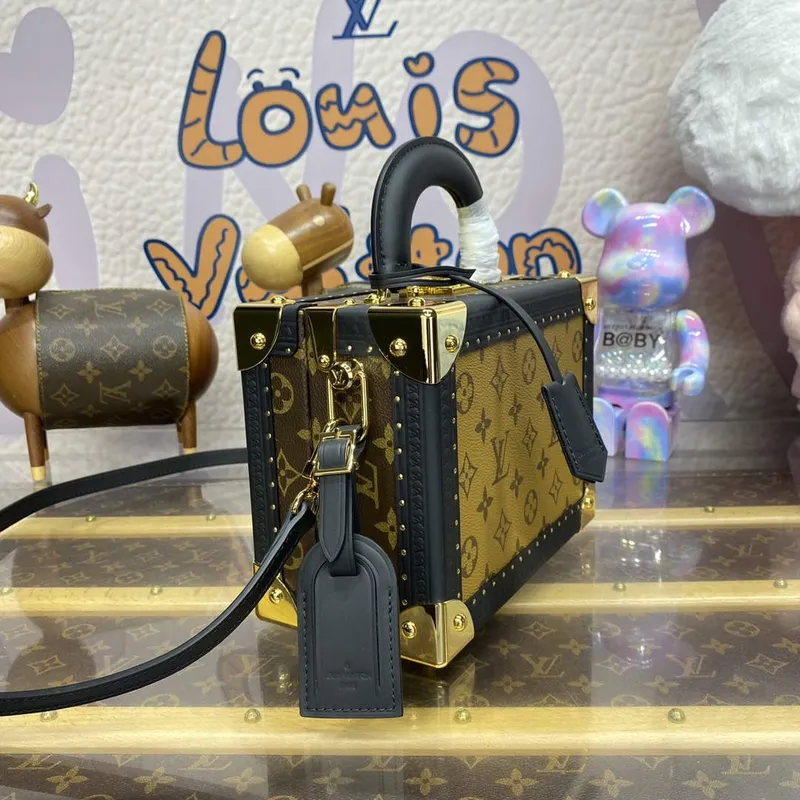 LV M47164 Louis Vuitton Petite Valise Monogram Reverse