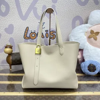LV M25341 Louis Vuitton Low Key Cabas MM Taška off white