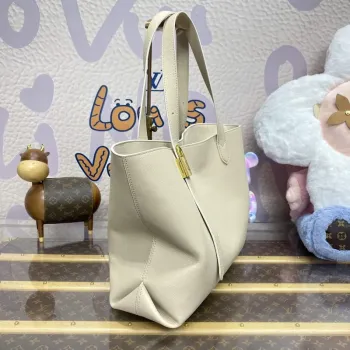 LV M25341 Louis Vuitton Low Key Cabas MM Taška off white