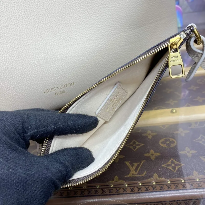 LV M25341 Louis Vuitton Low Key Cabas MM Taška off white