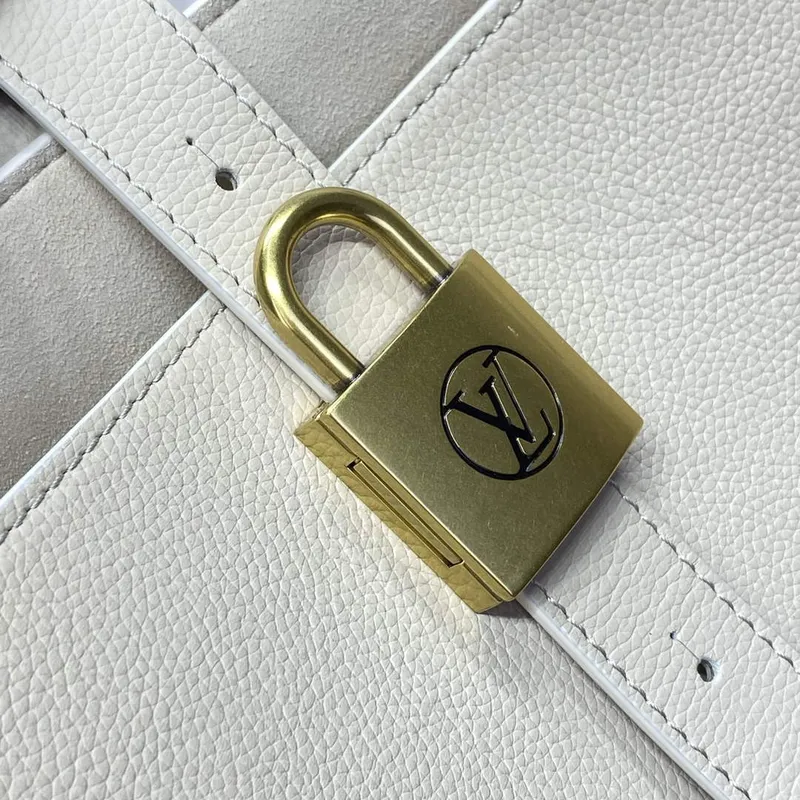 LV M25341 Louis Vuitton Low Key Cabas MM Taška off white