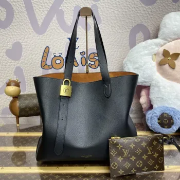 LV M25341 Louis Vuitton Low Key Cabas MM Taška Černá