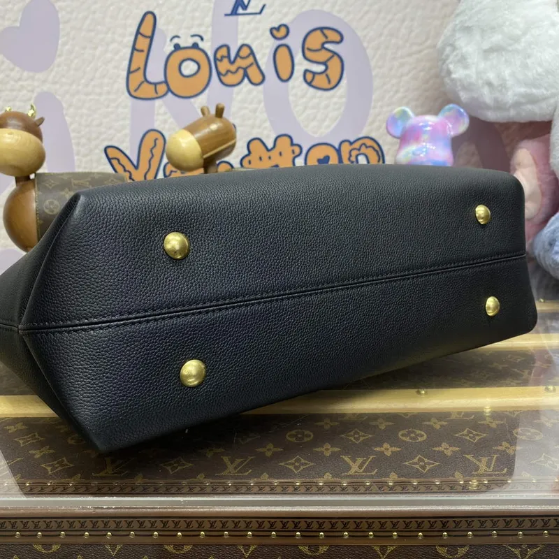 LV M25341 Louis Vuitton Low Key Cabas MM Taška Černá