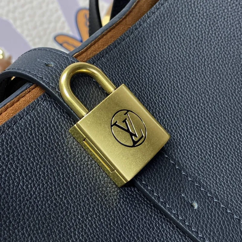 LV M25341 Louis Vuitton Low Key Cabas MM Taška Černá