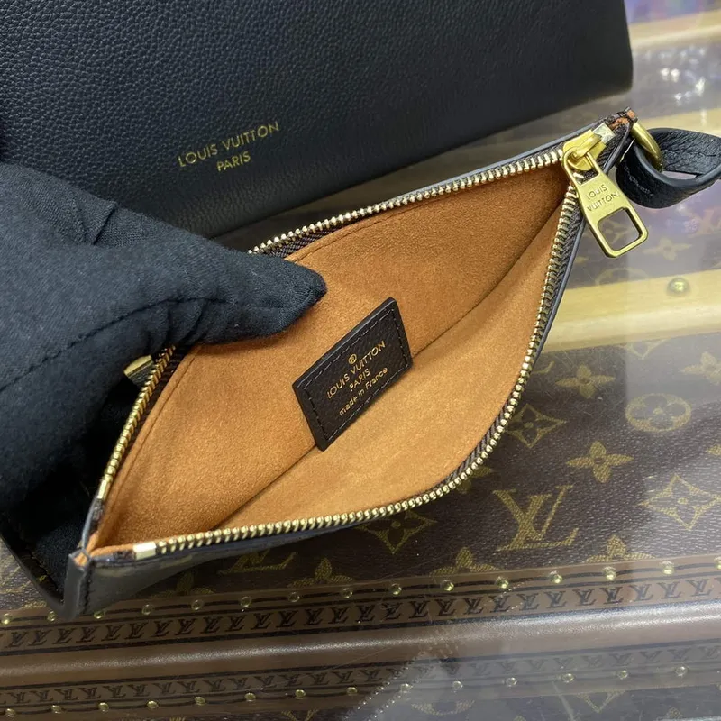 LV M25341 Louis Vuitton Low Key Cabas MM Taška Černá
