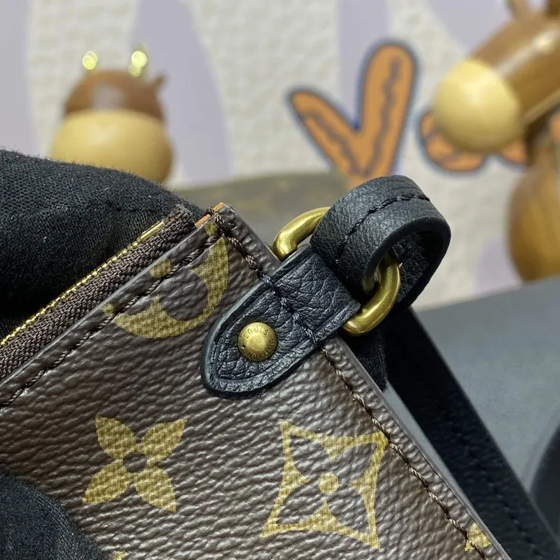 LV M25341 Louis Vuitton Low Key Cabas MM Taška Černá