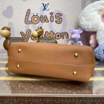 LV M25342 Louis Vuitton Low Key Cabas MM Taška Cognac Hnědá