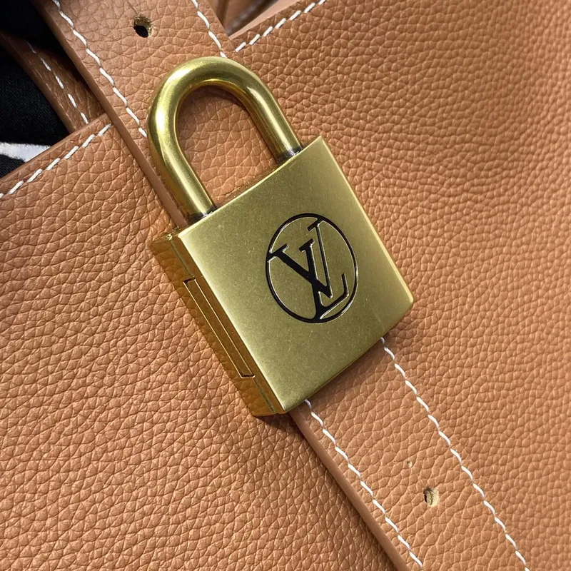 LV M25342 Louis Vuitton Low Key Cabas MM Taška Cognac Hnědá