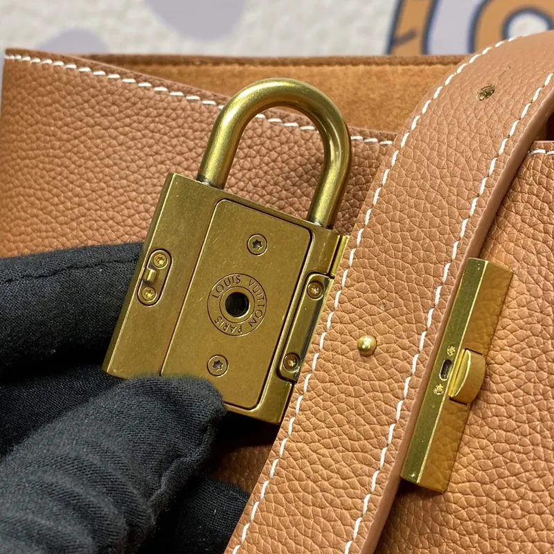 LV M25342 Louis Vuitton Low Key Cabas MM Taška Cognac Hnědá