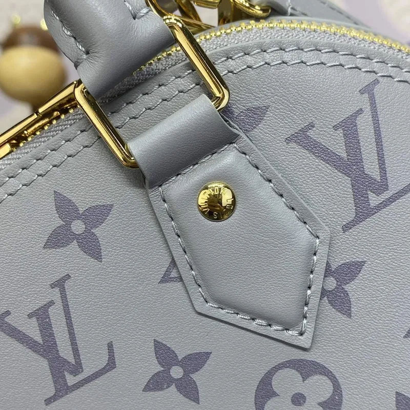 LV M12561 Louis Vuitton Alma BB Kapsa z telecí kůže Trianon šedá