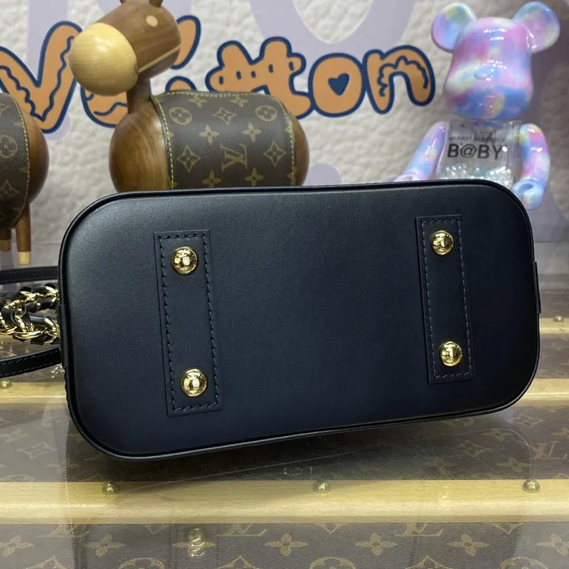 LV M12289 Louis Vuitton Alma BB Kabelka z telecí kůže Černá
