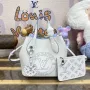 LV M11734 Louis Vuitton Blossom PM Tote Bag Bílá/Modrá
