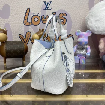 LV M11734 Louis Vuitton Blossom PM Tote Bag Bílá/Modrá