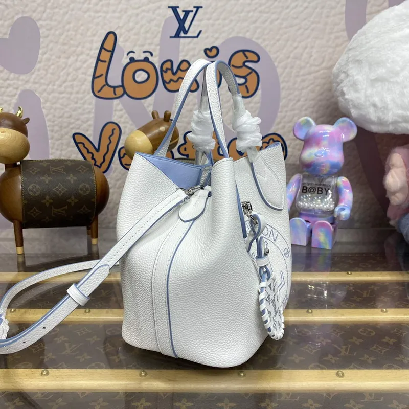 LV M11734 Louis Vuitton Blossom PM Tote Bag Bílá/Modrá