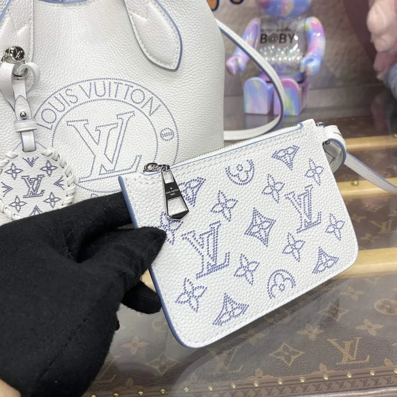 LV M11734 Louis Vuitton Blossom PM Tote Bag Bílá/Modrá