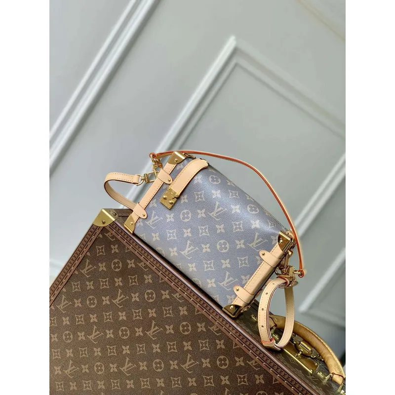 LV M12428 Louis Vuitton Boční Trunk MM Taška Trianon Šedá