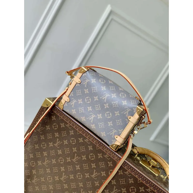LV M12428 Louis Vuitton Boční Trunk MM Taška Trianon Šedá