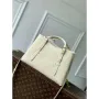LV M11394 Louis Vuitton Babylone Tote MM Taška Krémová
