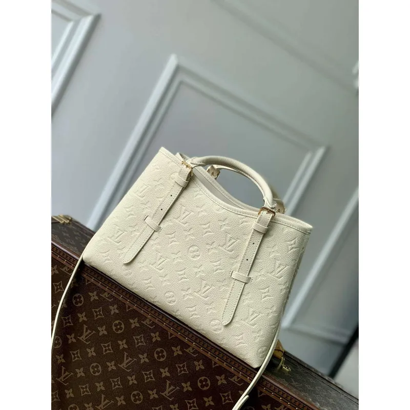 LV M11394 Louis Vuitton Babylone Tote MM Taška Krémová