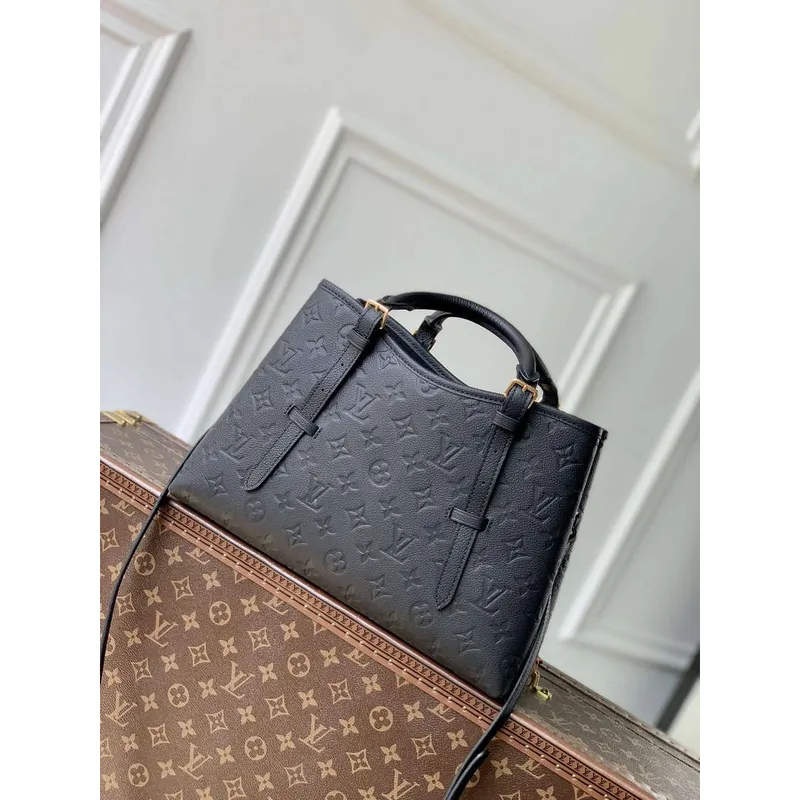 LV M47185 Louis Vuitton Babylone Tote MM Taška Černá