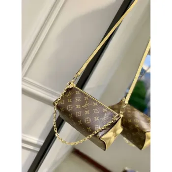 LV M11672 Louis Vuitton Bloom Pouch Bag Banánově žlutá