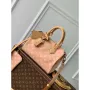 LV M24424 Louis Vuitton Speedy P9 Bandoulière 25 Monogram Taška Pastelová Broskev