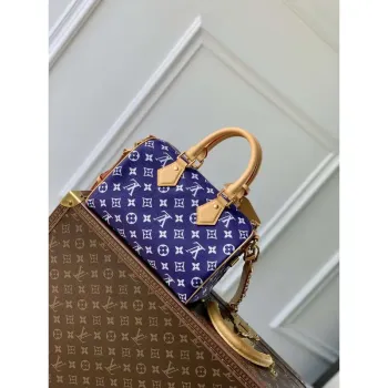 LV M11562 Louis Vuitton Speedy P9 Bandoulière 25 Monogram Taška Fialová