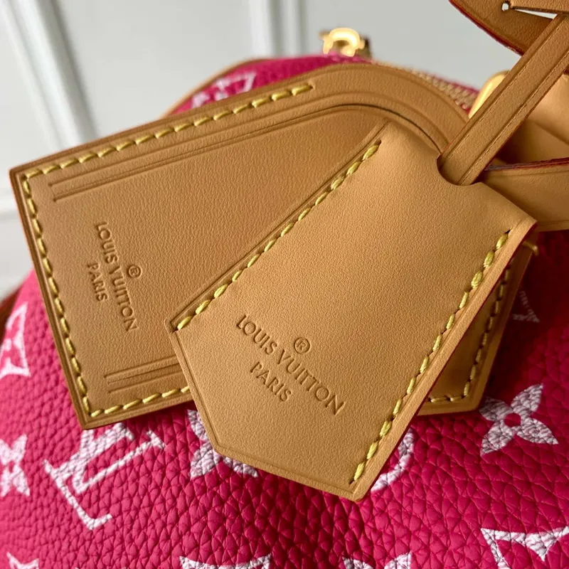 LV M11562 Louis Vuitton Speedy P9 Bandoulière 25 Monogram Taška Růžová Červená