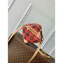 LV N40561 Louis Vuitton Šachová taška přes rameno červená