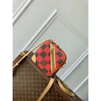 LV N40561 Louis Vuitton Šachová taška přes rameno červená