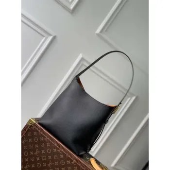 LV M25352 Louis Vuitton Low Key Hobo PM Taška Černá
