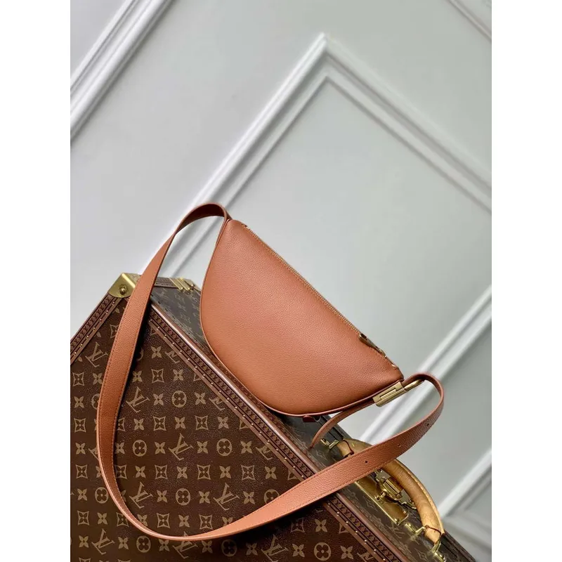 LV M83546 Louis Vuitton Low Key Bumbag Cognac Hnědá