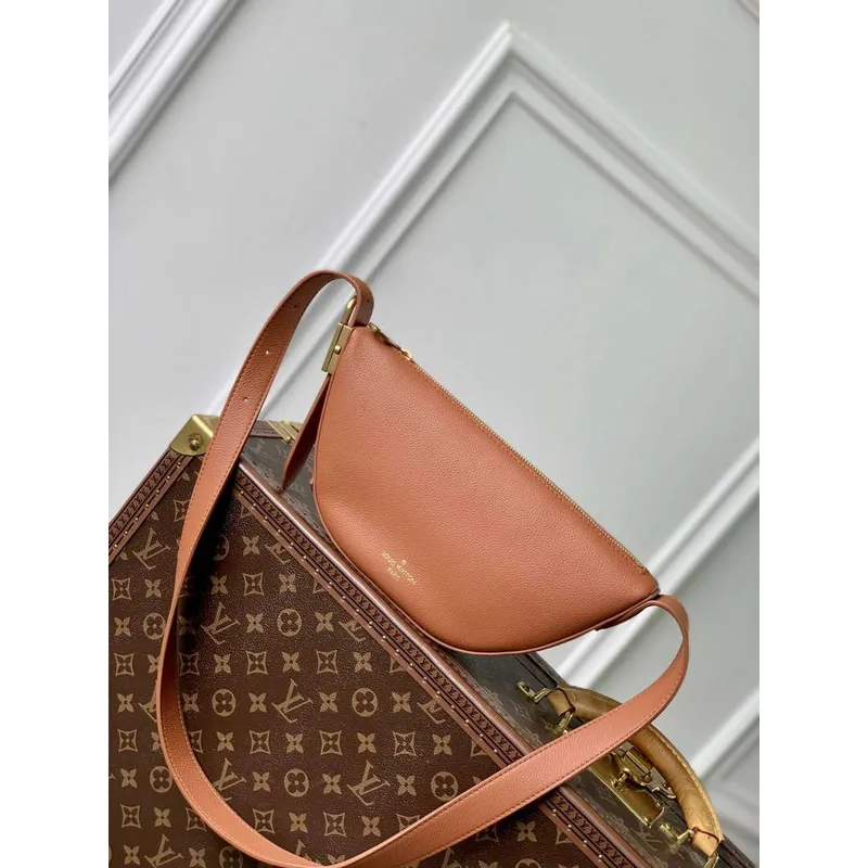LV M83546 Louis Vuitton Low Key Bumbag Cognac Hnědá