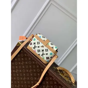 LV M83346 Louis Vuitton Obálková nositelná peněženka Taška Vanilka