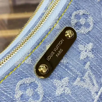 LV M83532 Louis Vuitton Liv Pochette Monogram Denim Taška Nebeská Modrá