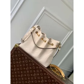LV M47209 Louis Vuitton LV Bundle Bag Monogram Empreinte kůže Off white