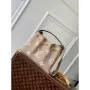 LV M25453 Louis Vuitton LV Bundle Bag Monogram Empreinte Kůže Šedá/Smetanová
