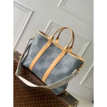 LV N40702 Louis Vuitton víkendová taška modrá