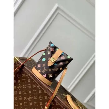 LV M83344 Louis Vuitton Obálková Taška Čokoládová