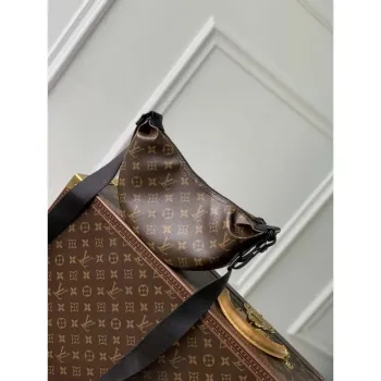 LV M47158 Louis Vuitton Hamac Bag PM Taška Hnědá