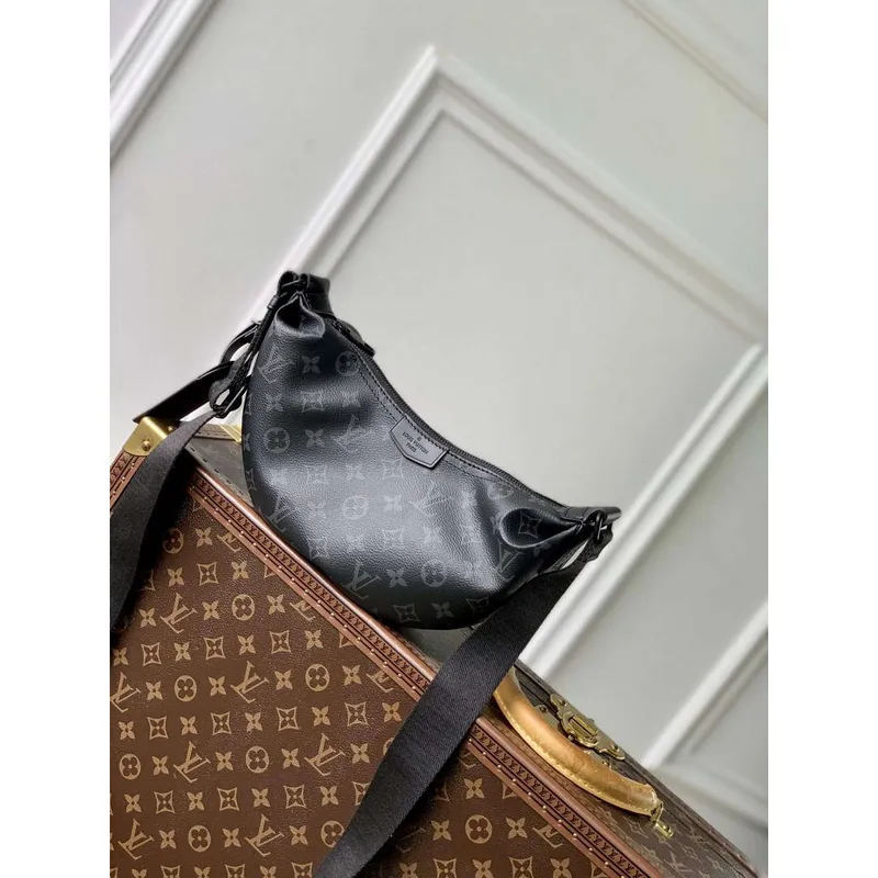 LV M47158 Louis Vuitton Hamac Bag PM Taška Černá