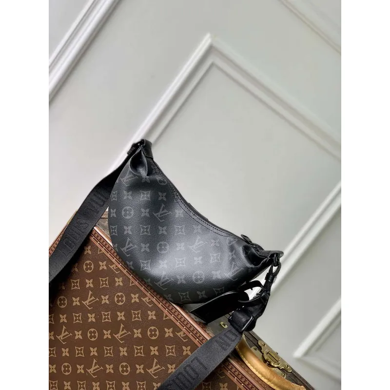 LV M47158 Louis Vuitton Hamac Bag PM Taška Černá