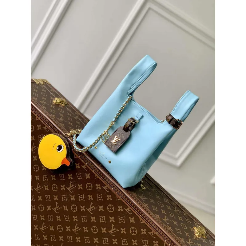 LV M11387 Louis Vuitton Atlantis BB Kabelka Světle Modrá