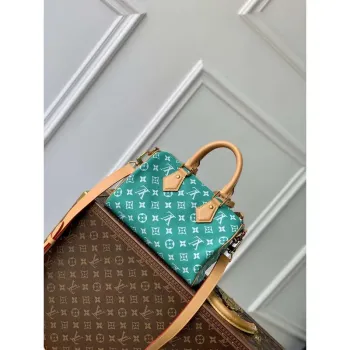 LV M24423 Louis Vuitton Speedy P9 Bandoulière 25 Taška Monogram Kůže Světle Zelená