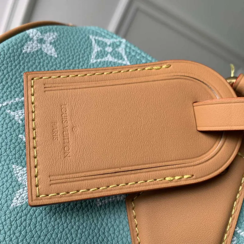 LV M24423 Louis Vuitton Speedy P9 Bandoulière 25 Taška Monogram Kůže Světle Modrá