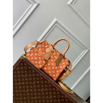 LV M24423 Louis Vuitton Speedy P9 Bandoulière 25 Taška Monogram Kůže Oranžová