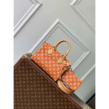 LV M24423 Louis Vuitton Speedy P9 Bandoulière 25 Taška Monogram Kůže Oranžová