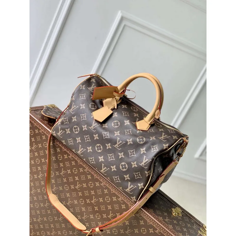 LV M24422 Louis Vuitton Speedy P9 Bandoulière 40 Taška Monogram Kůže