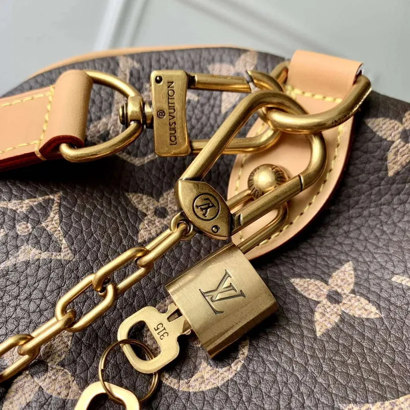 LV M24422 Louis Vuitton Speedy P9 Bandoulière 40 Taška Monogram Kůže